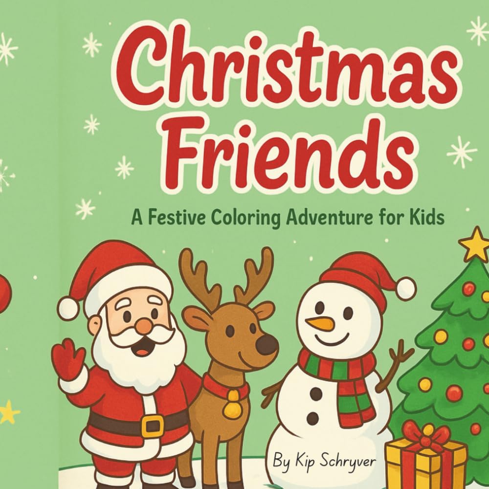 Christmas Friends: A Festive Coloring Adventure for Kids