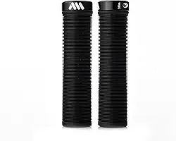 Mountain Bike Grips AMS Barcode – Punhos de guidão MTB com nervuras leves para trilha, Dirt Jump e Freeride