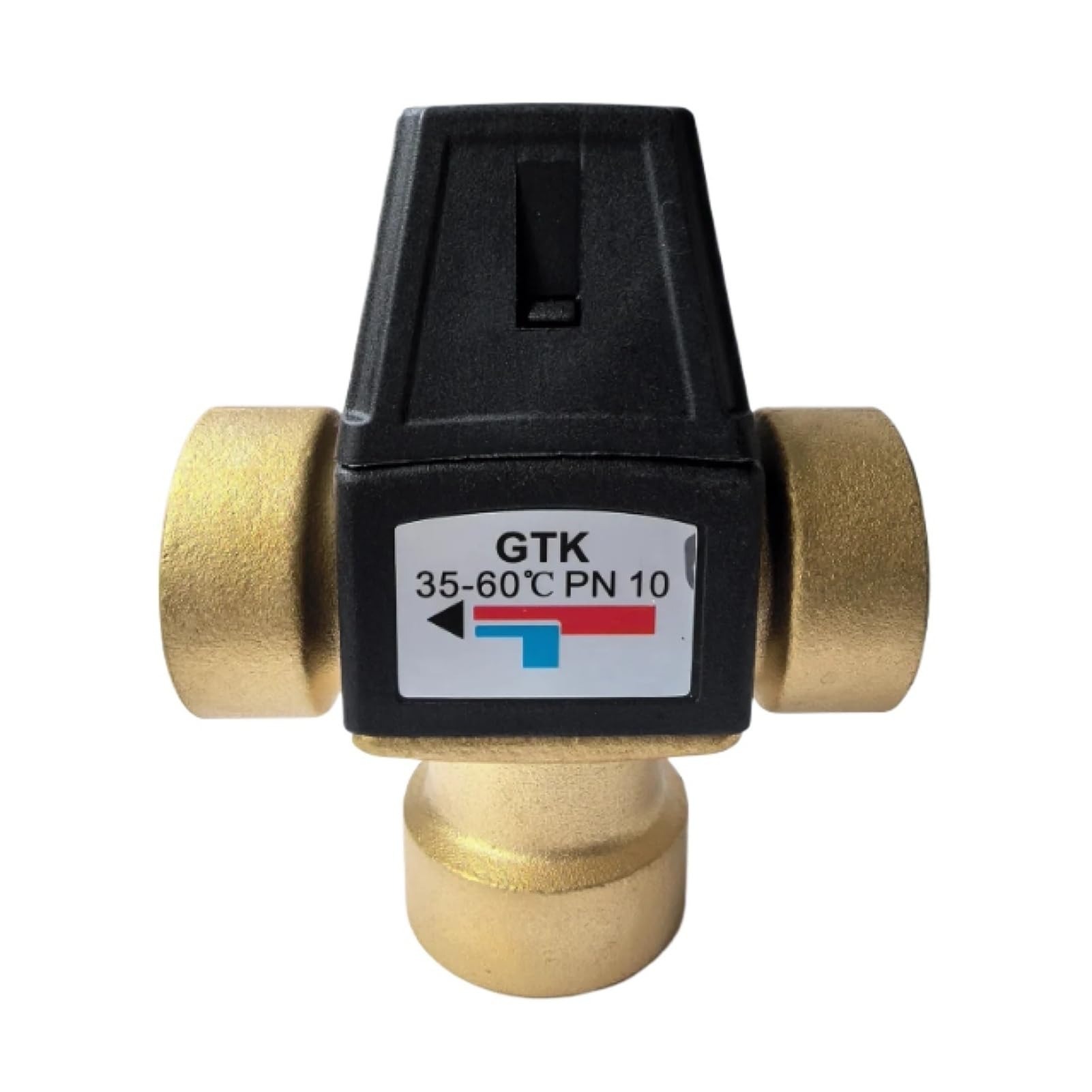 Mitigeur thermostatique 3 voies DN25 mâle pour chauffe-eau solaire