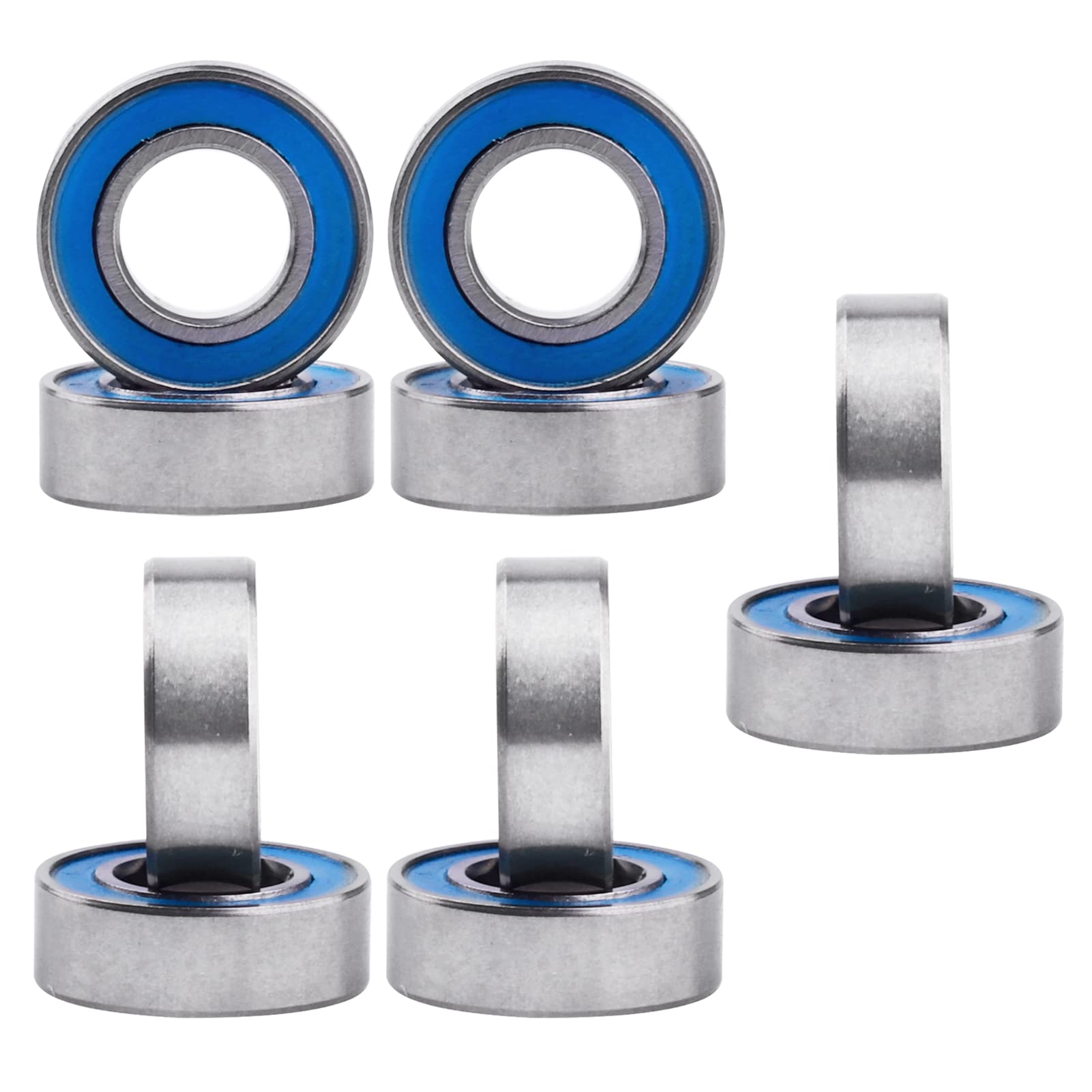 Hobbyfire High Performance Professional RC Ball Bearings 10pcs for Traxxas Arrma Axial HPI Team Associated Losi Redcat Racing RC Cars Trucks Models (6x12x4mm)