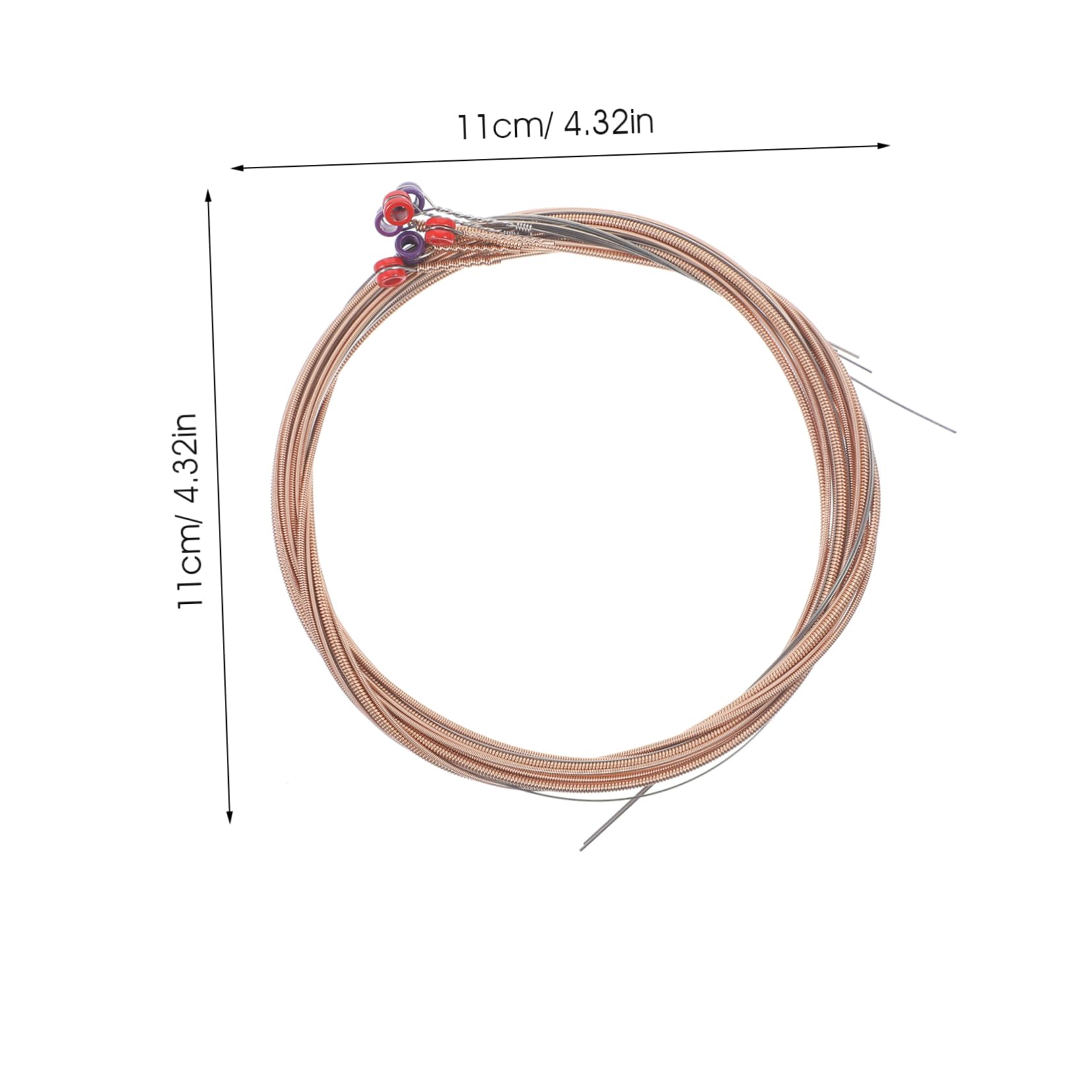 Abaodam 30piezas Cuerdas De Guitarra De Reemplazo Para Folclóricas Accesorios De Instrumento Musical y Resistentes