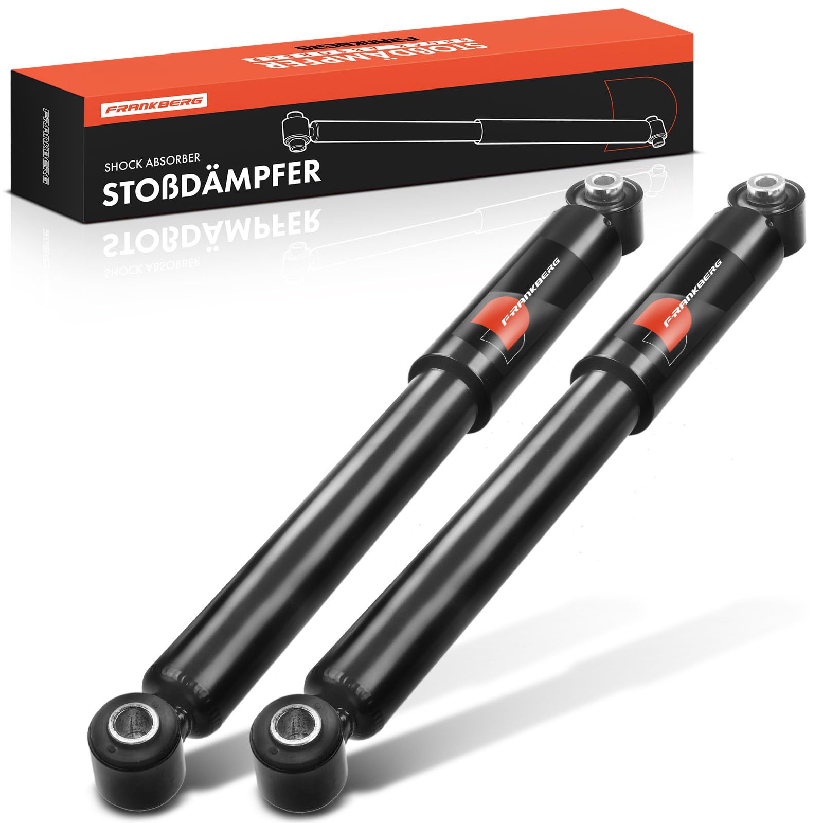 Frankberg 2x Stossdämpfer Stoßdämpfer Hinten Links Rechts 442mm Gasdruck Kompatibel mit Vectra C Car.a.van Z02 Vectra C CC Z02 Signum Z03 Replace# 43124,553307