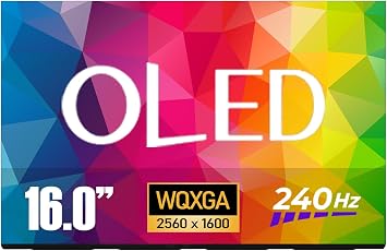 Compatible with Lenovo Legion 7 16IAX10H 83F5 16.0" Laptop IPS OLED Screen Display LED LCD Monitor Panel 40 Pins 2560x1600 240Hz