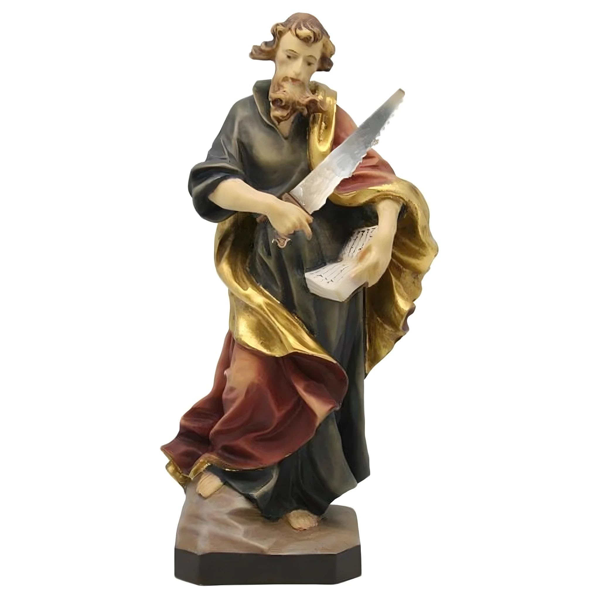 Wooden Saint Simon Statue by Dolfi