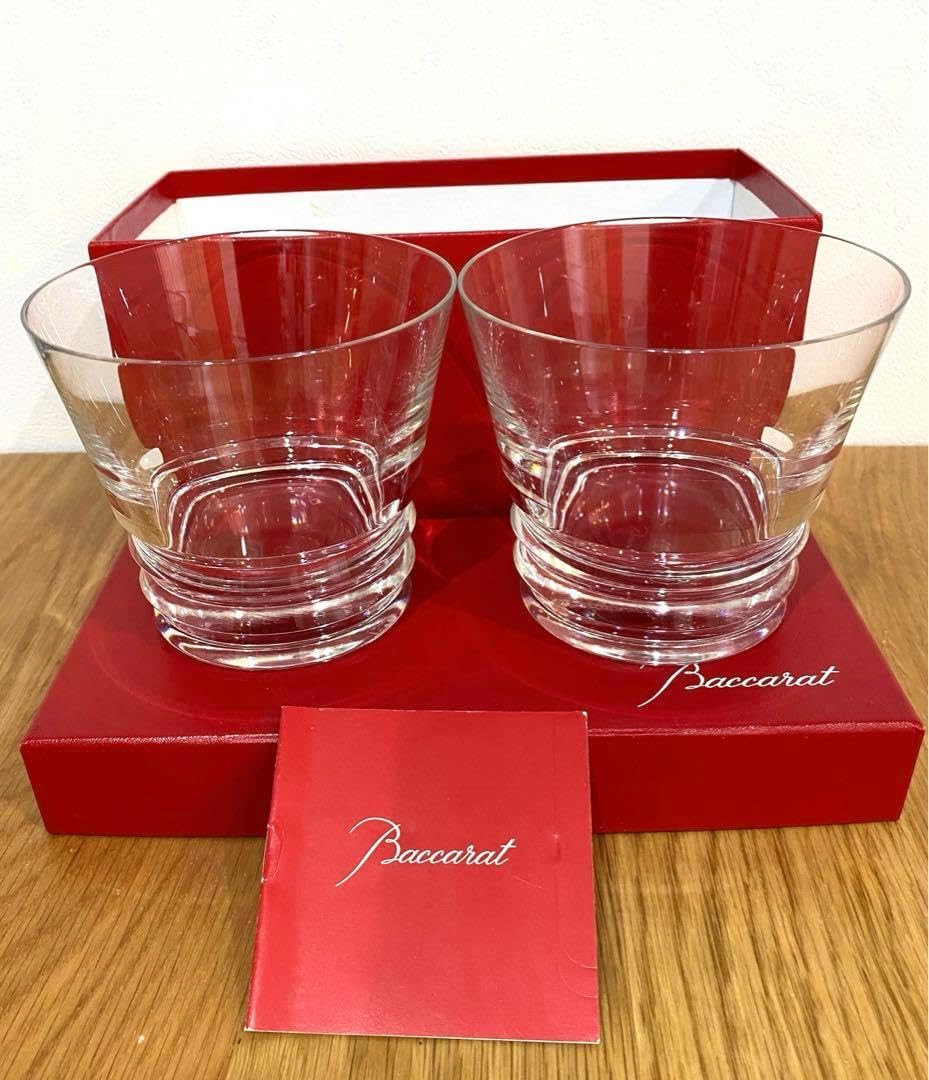 新品未使用バカラグラス ペア 未使用 Baccarat バカラ ロックグラス