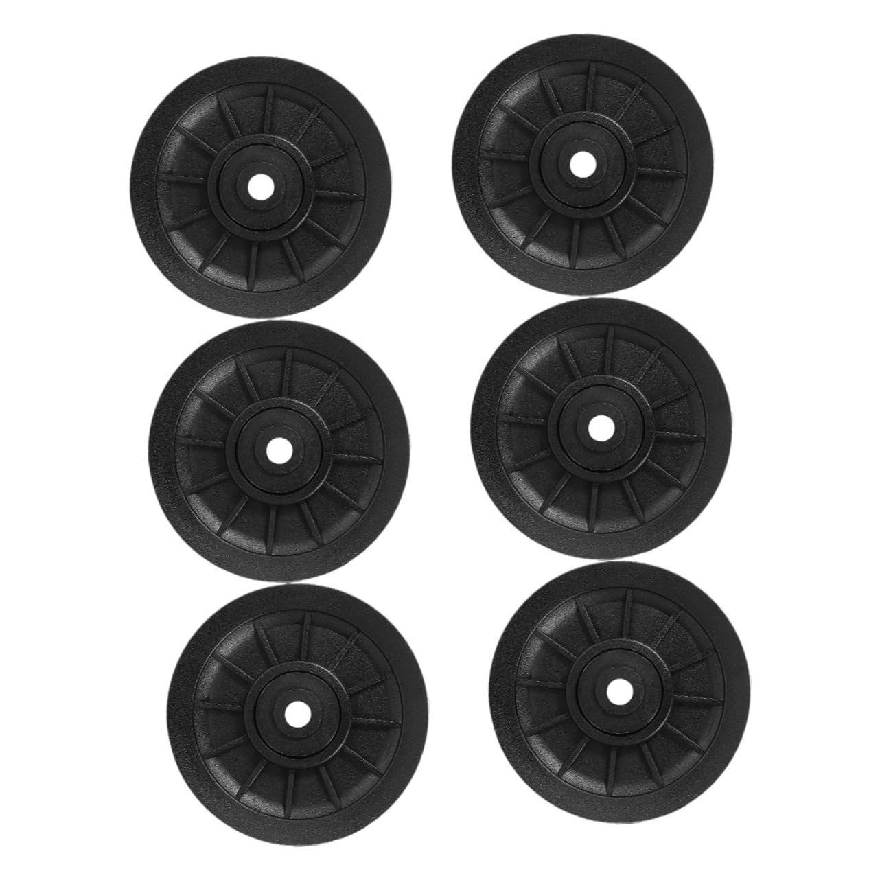 PRETYZOOM 6pezzi Ruota Cuscinetto per Palestra Puleggia in Nylon Ad Alta Resistenza Parte di Ricambio per Attrezzatura da Palestra Facile da Installare e Compatibile Diverse Macchine Fitness