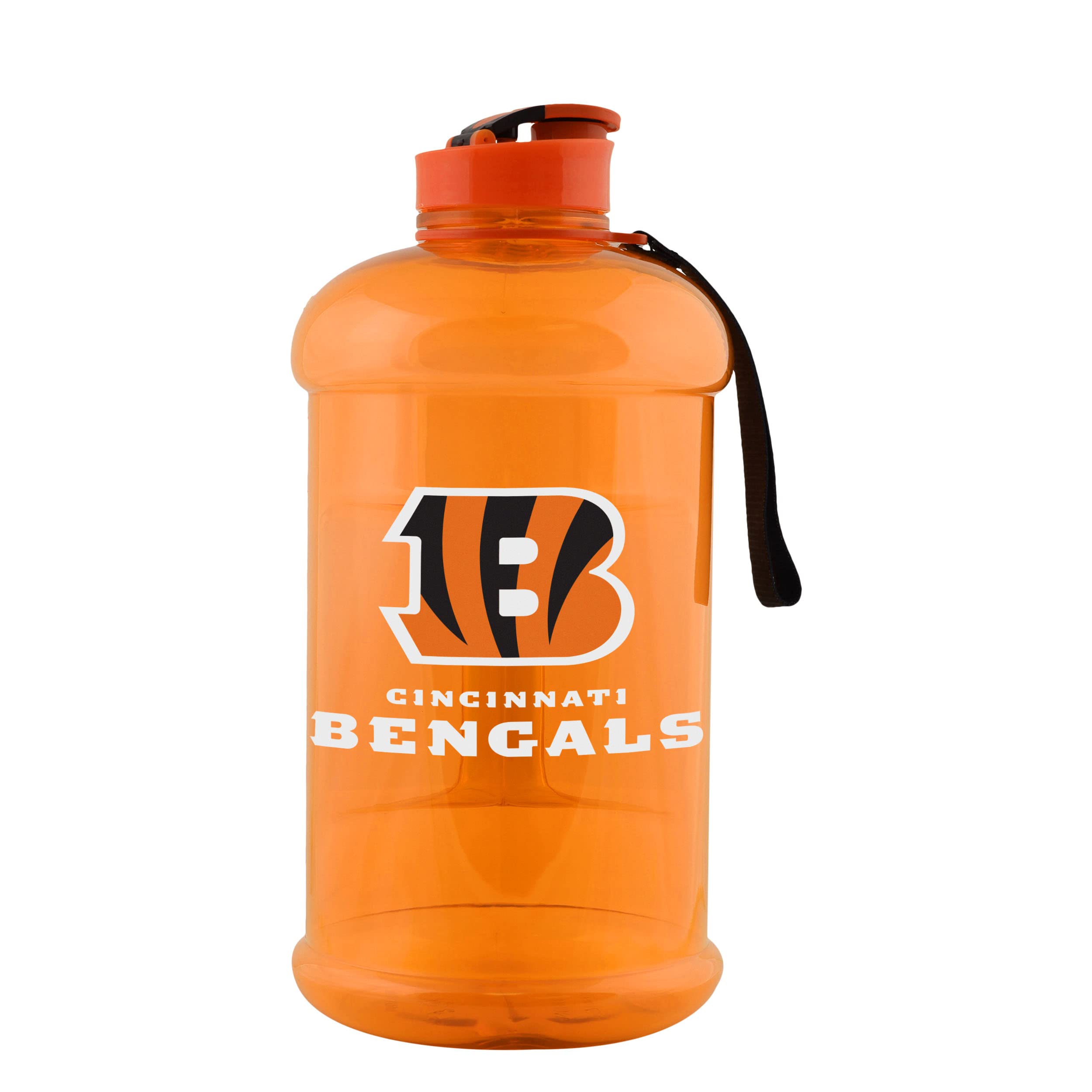 foco NFL Sportflasche, groß, Team-Farbe, transparent