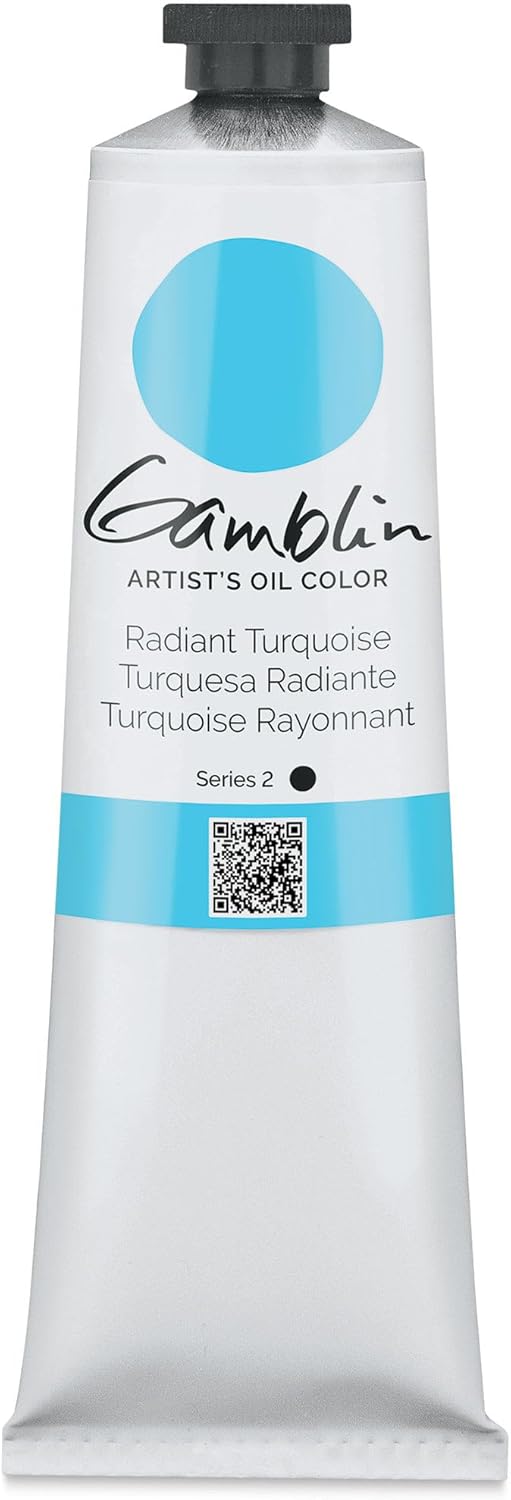 Gamblin Artist Oil Color - Radiant Turquoise - 150 ml Tube