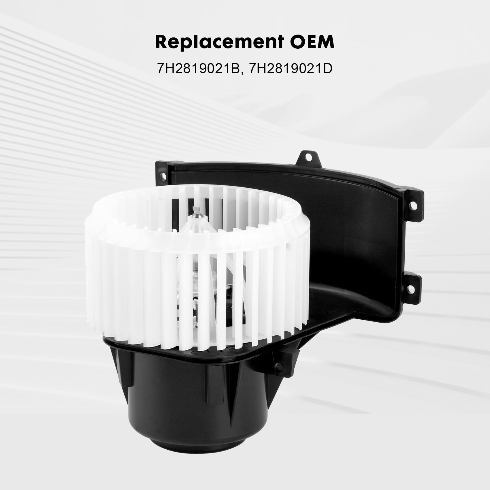 Ventilador de motor del calentador 7H2819021B 7H2819021D compatible con Transporter T5 1.9 2.0 2.5 TDi 2003-2015