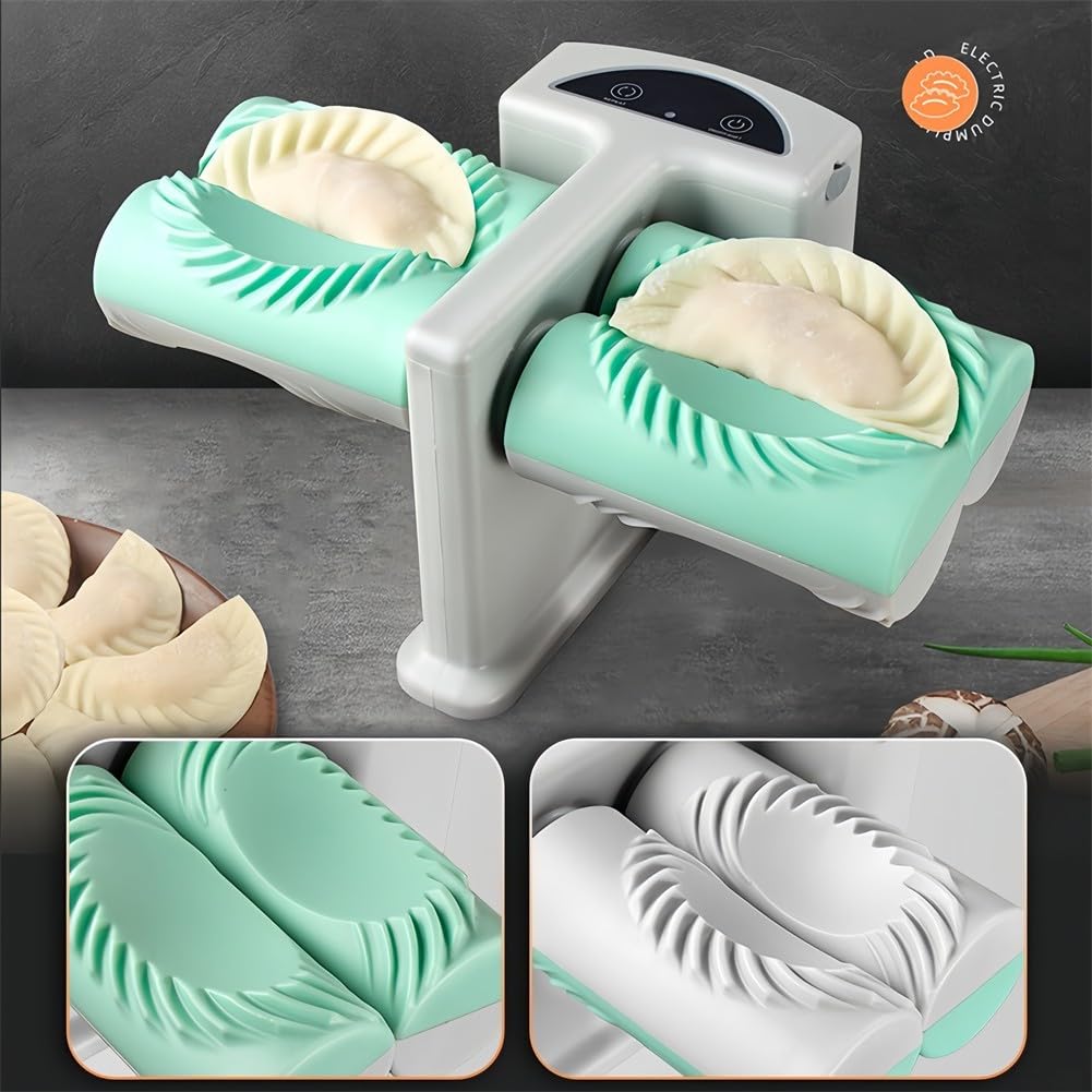 per Ravioli Automatica Doppia Dispositivo Cucina per casa 24.5x17cm per verde(B)