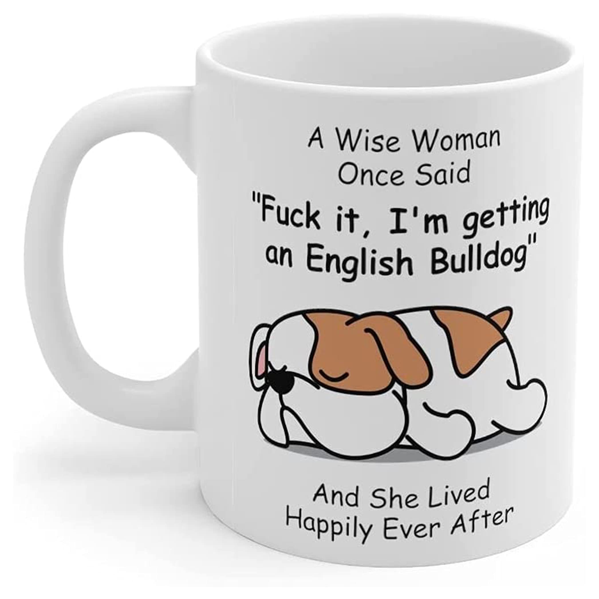 Funny English BullDog Gifts For Women Bulldogs Lovers Coffee Mug For Dog Mom Gift Mothers Day 2025 Christmas