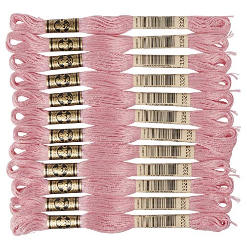 Image of DMC 6-Strand Embroidery Cotton Floss, Light Rose