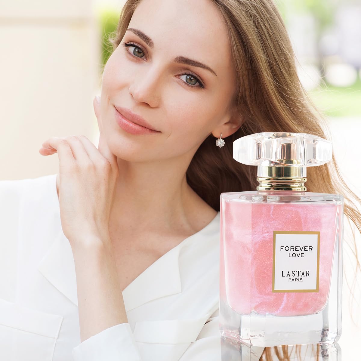 LASTAR Profumo durevole forever love parfum, profumo floreale, dimensioni da viaggio, Eau De Profumo, per uomini e donne, 55 ML*2, perfetto per regali di festa, San Valentino, Halloween, Natale