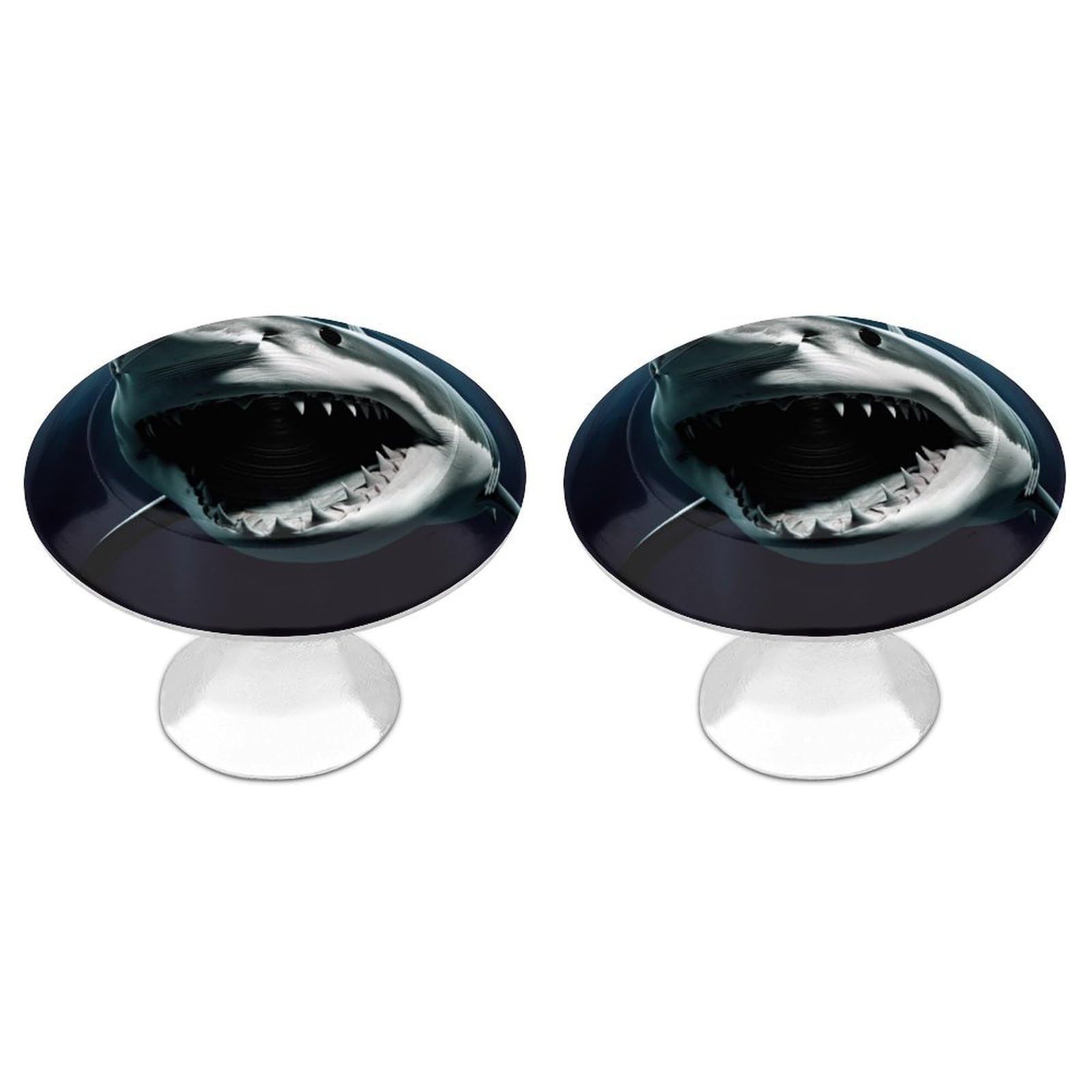 NTVOWPZO Cabinet Handles Round Drawer Pulls Shark Dresser Knobs for Cabinets and Drawers Handle for Bathroom Cupboard Drawers Cabinet Pulls for Kitchen Door