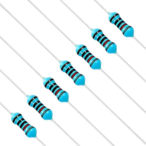 Vista 736 de Chanzon 100pcs 1/4W (0.25W) 33K Ω ohmios Resistencia fija de película metálica 0.01 ±1% Tolerancia 33KR MF Resistencias de orificio pasante