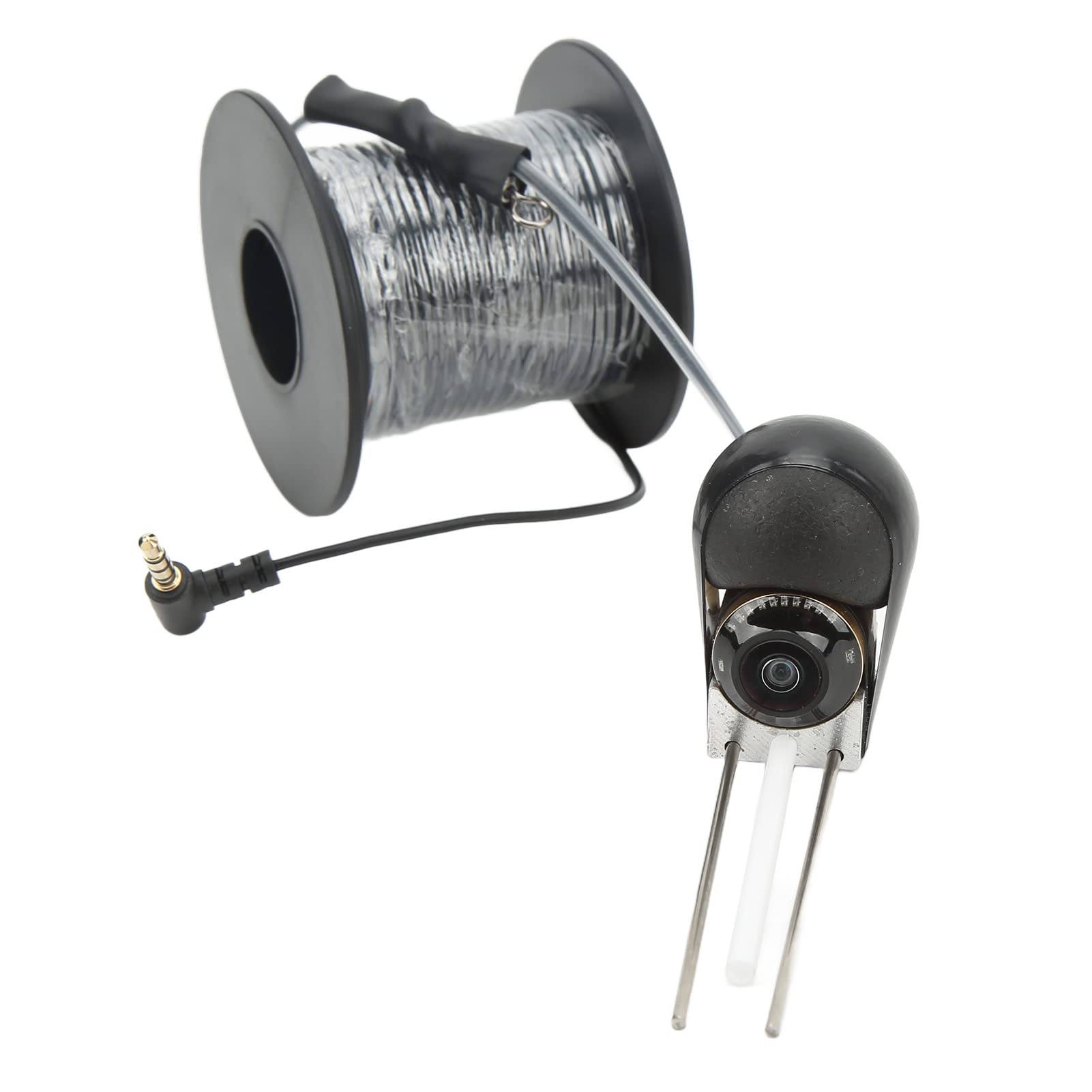 Videocamera per la Pesca Subacquea, Videocamera HD Portatile per Fish Finder con Cavo Pesca e Luci Bianche a LED, Videocamera Impermeabile per Mare, Lago, Pesca sul Ghiaccio (30 m/98,4 Piedi)
