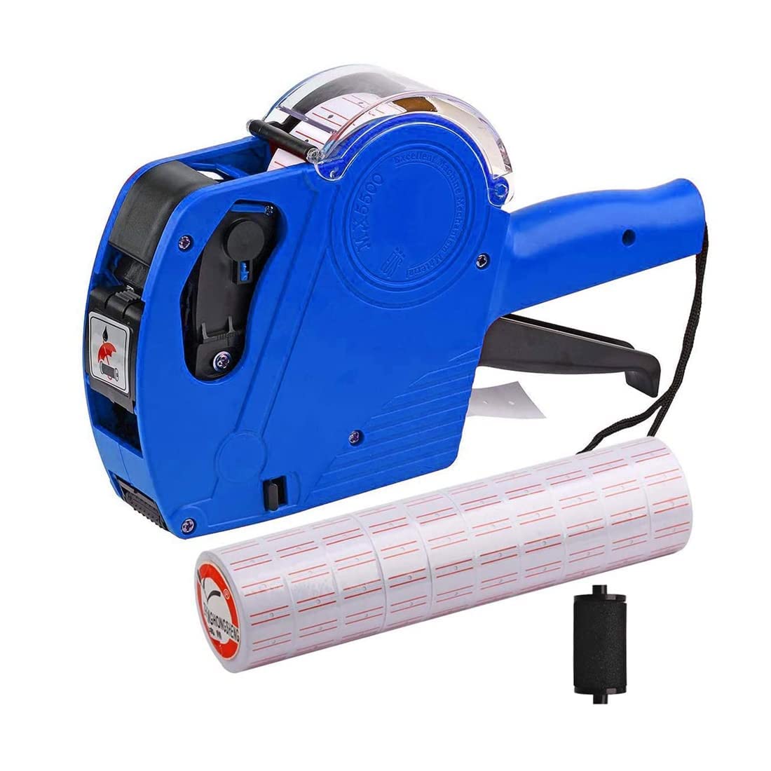 Buy HIRDAY 8 Digits Price Tag with 6000 Sticker Labels and 1 Extra Ink Refill, Label Maker