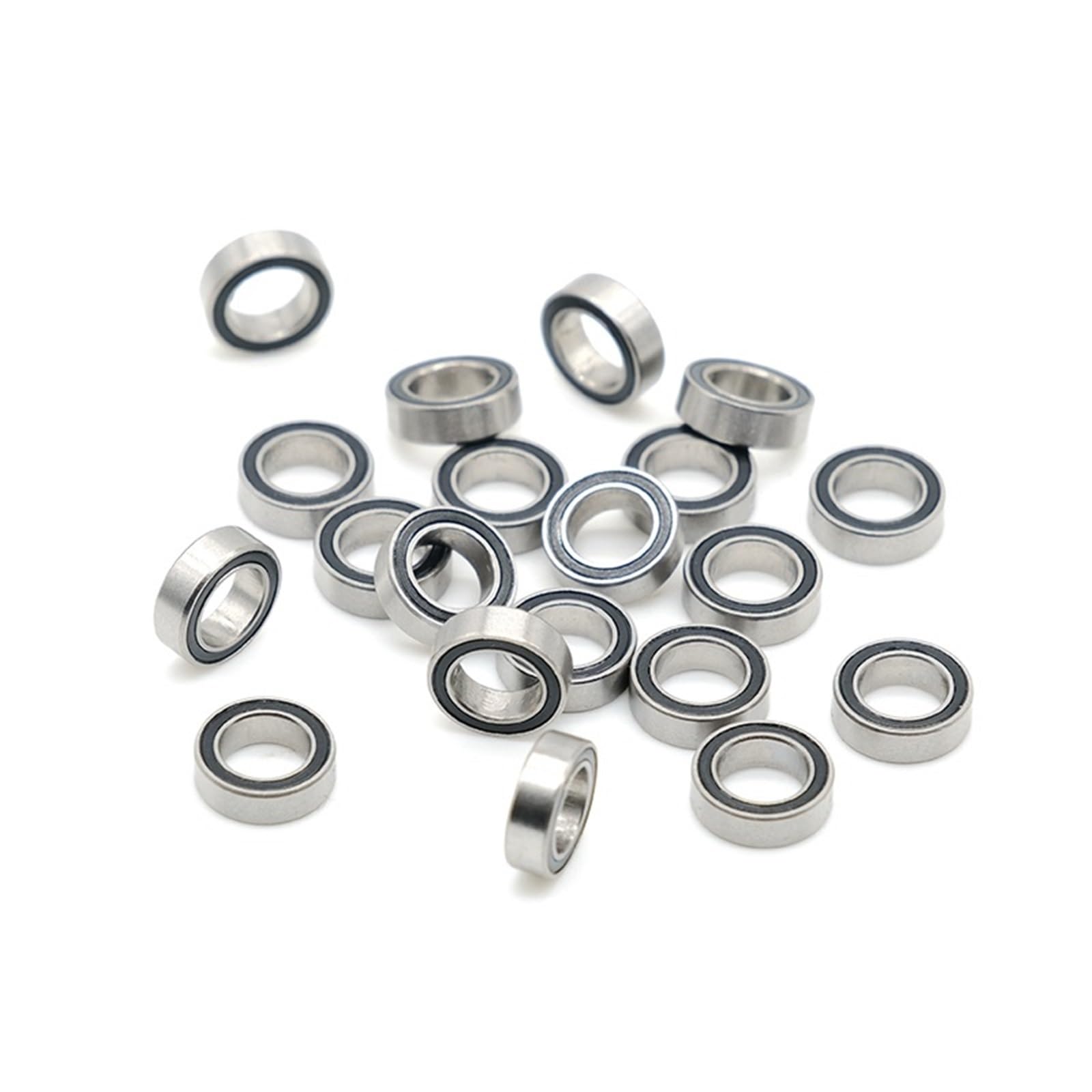 Rodamiento de bolas miniatura de acero inoxidable SMR85 2RS (5 x 8 x 2,5 mm, 10 unidades)