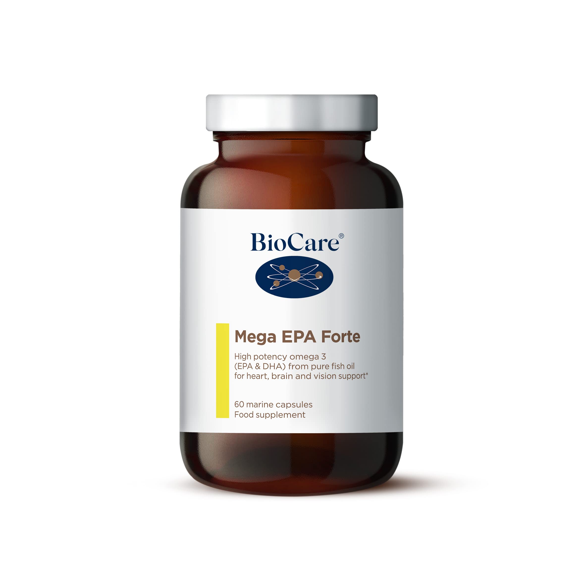 Buy BioCare Mega EPA Forte (Omega3 Fish Oil) Heart, Brain & Vision Support 60 s Online at