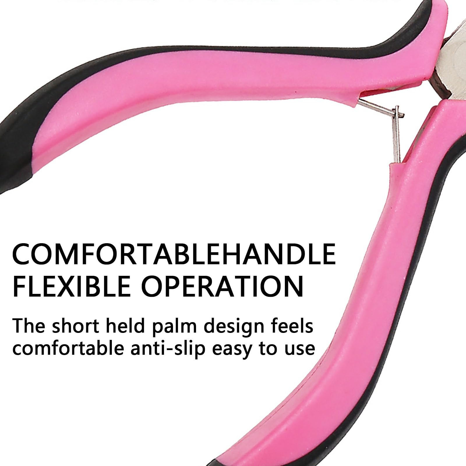 2Pcs Hair Extension 3 Holes Pliers Durable Three-Hole Extensions Tools Mini Pliers Hair Extensions Stainless Steel Hair Extension Pliers for Beads - Image 4