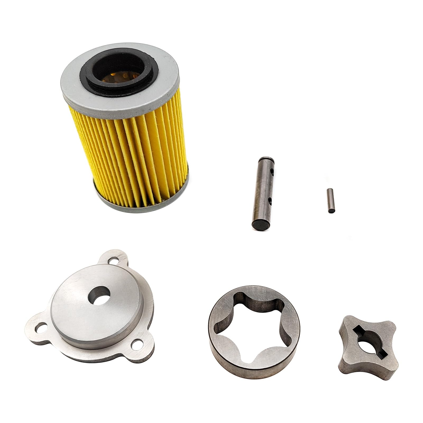 [Części motocyklowe] Zestaw pompy oleju do BRP 800 1000 ATV UTV filtr oleju wirnik pompy oleju/pokrywa/wał 420256188 420210640 420256348 420237059 [Łatwe do wymiany]