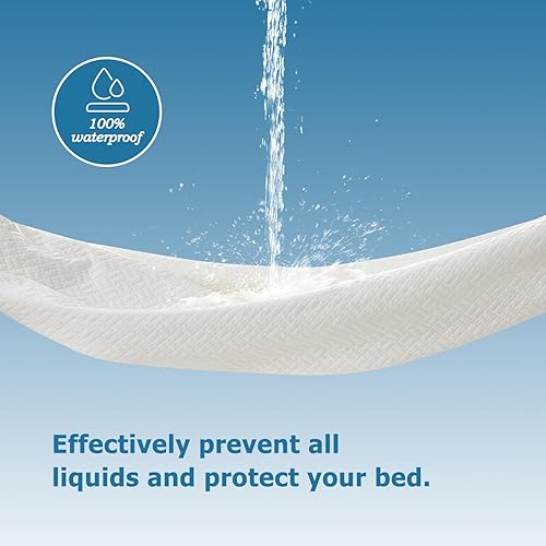 Miniatura 2 de SOCHOW Protector de colchón impermeable ultra suave de 4 capas tamaño Queen, funda de colchón refrescante con bolsillo profundo de hasta 18