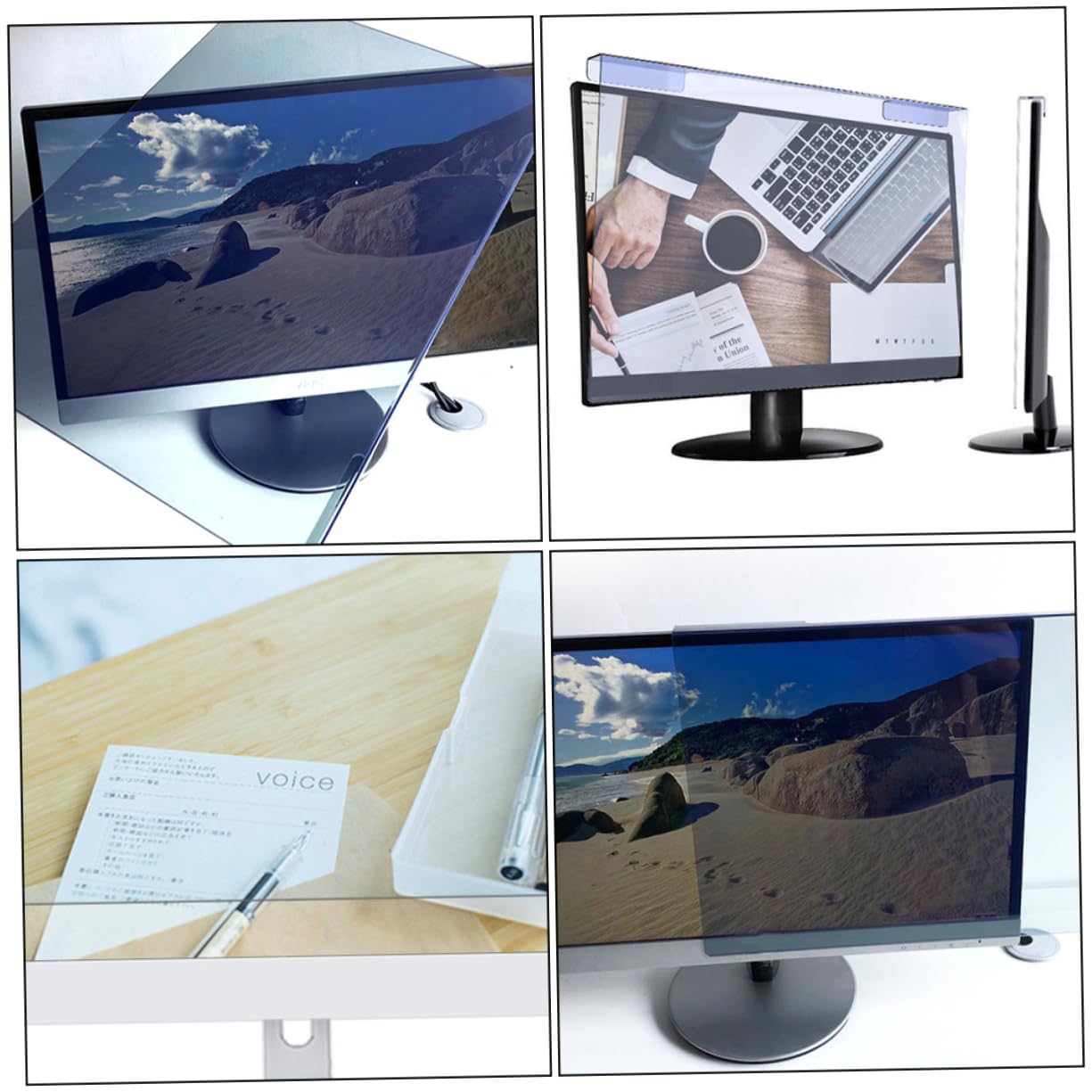 Holibanna Écran Protecteur pour Ordinateur Portable Protection d'Écran LCD Installation Facile de Fatigue Oculaire Compatible Écrans de Film Transparent