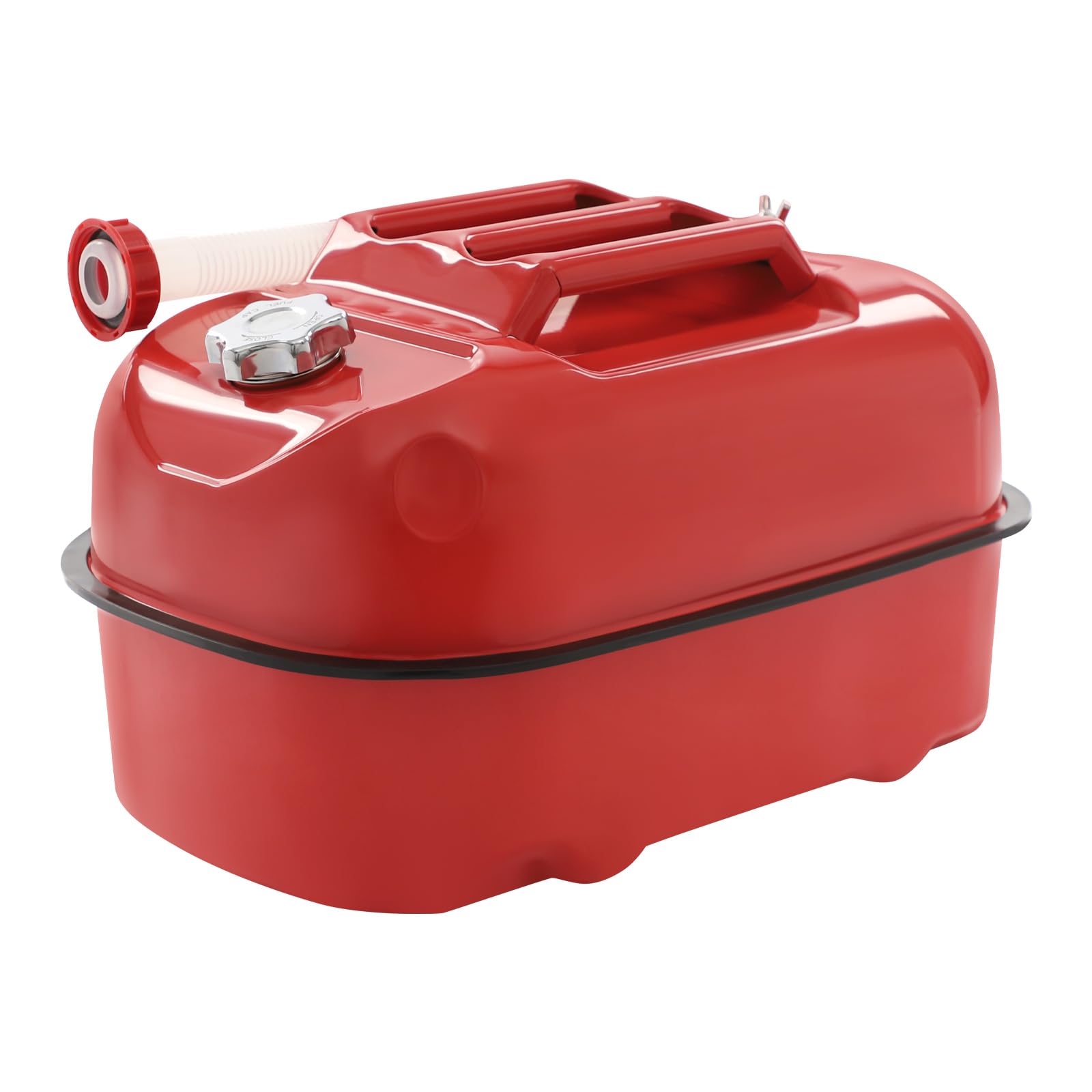 20L Portable Petrol Can, Fuel Diesel Can with Pouring Spout, Leak-Proof Fuel Container for Car, Motorcycle, Lawn Mower & Outdoor Equipment