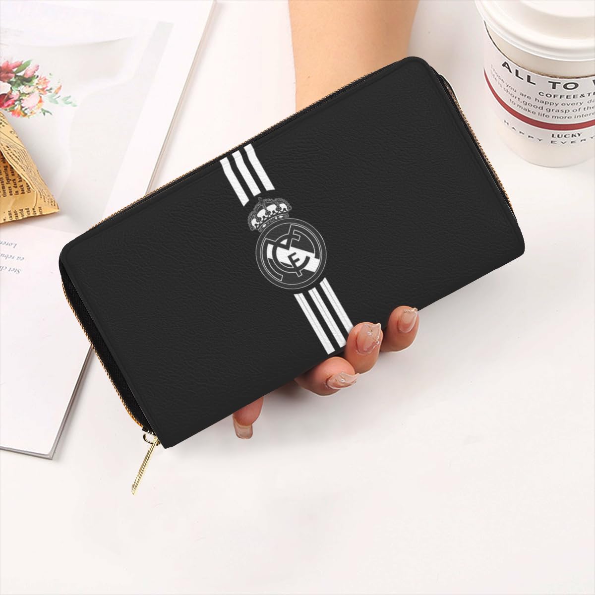 Amazon.co.jp: 長財布 レアルマドリード 財布 小銭入れ ウォレット