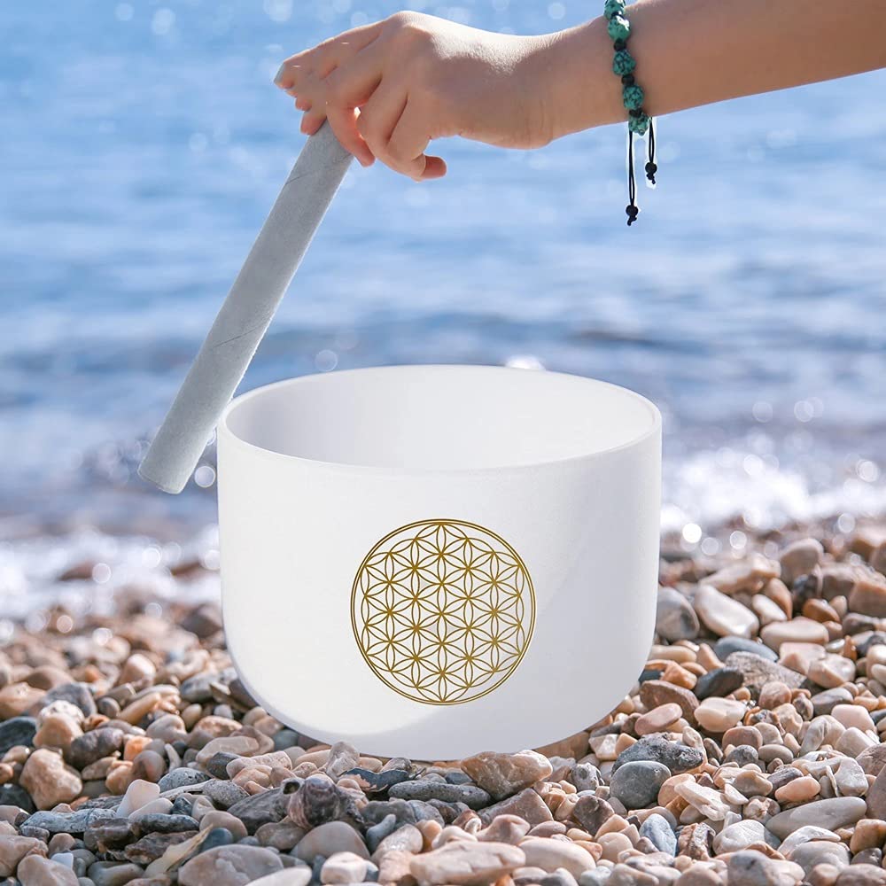 Amazon.co.jp: 528Hz 8インチ C 5オクターブ チャクラ フロスト