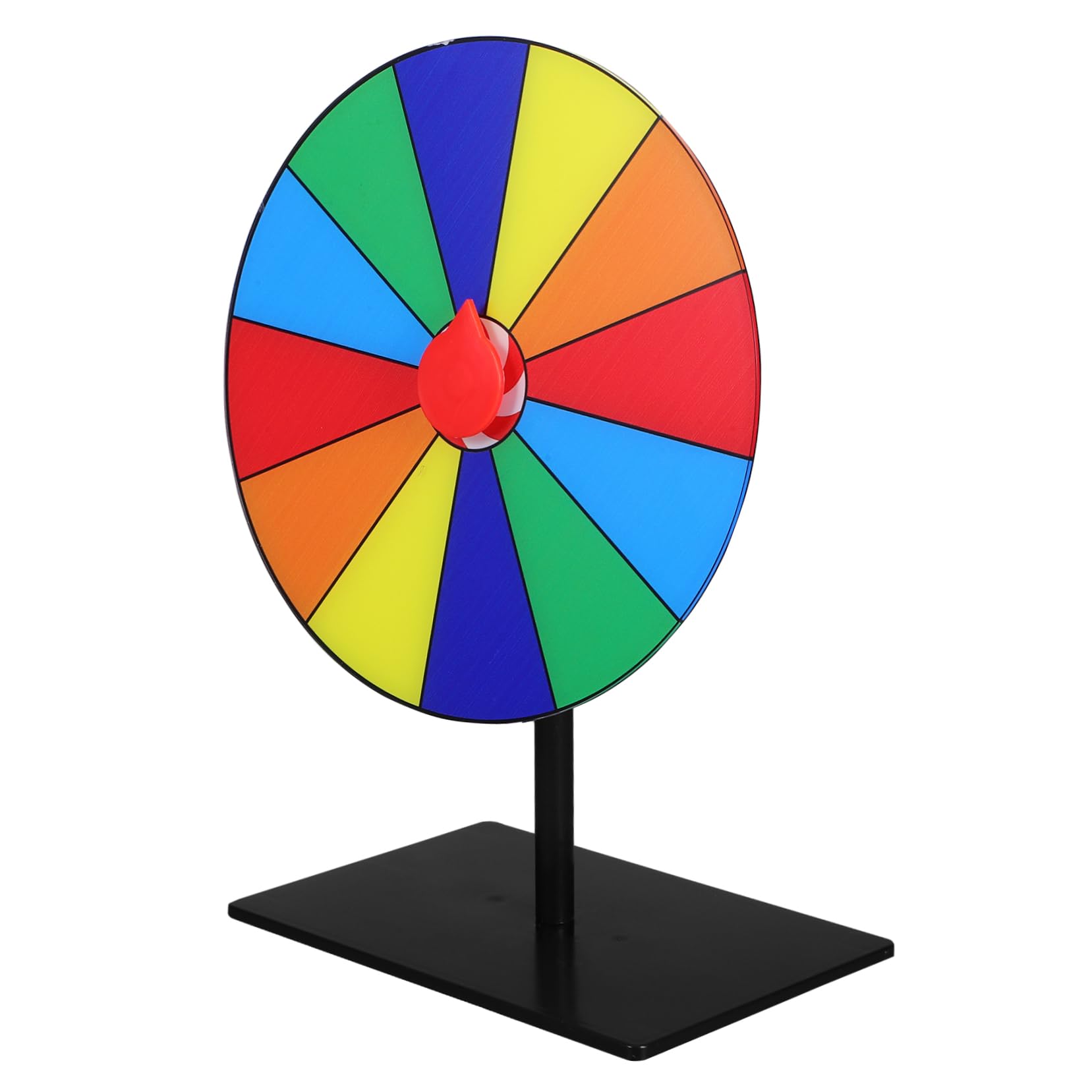 HOOTNEE Diy Prize Wheel 12 Slots Portable Dry Erase for Fortune Raffle Party Classroom Carnival