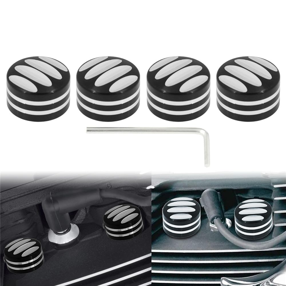 HDBUBALUS Motorcycle Head Bolt Cover Spark Plug Cover Fit For Harley - View #8
