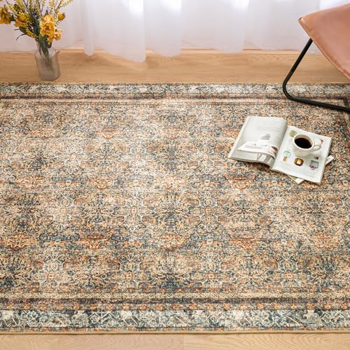 Tapete Phantoscope Vintage Boho 182x122 cm Bajo Pelo miniatura 5