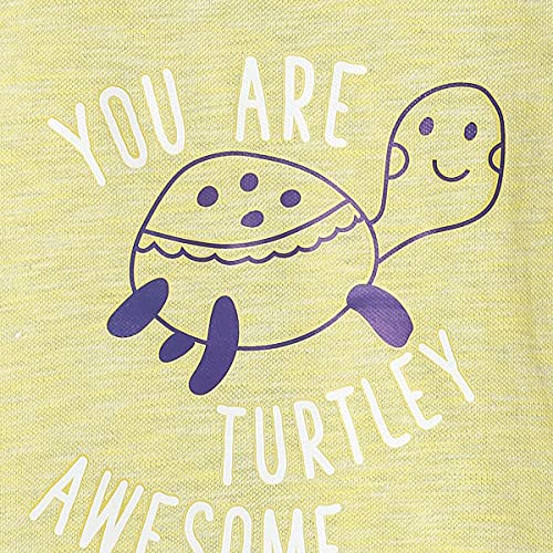 Image of miniklub Baby Round Neck Short Sleeve Knitted Cotton T-Shirt (Green Color)