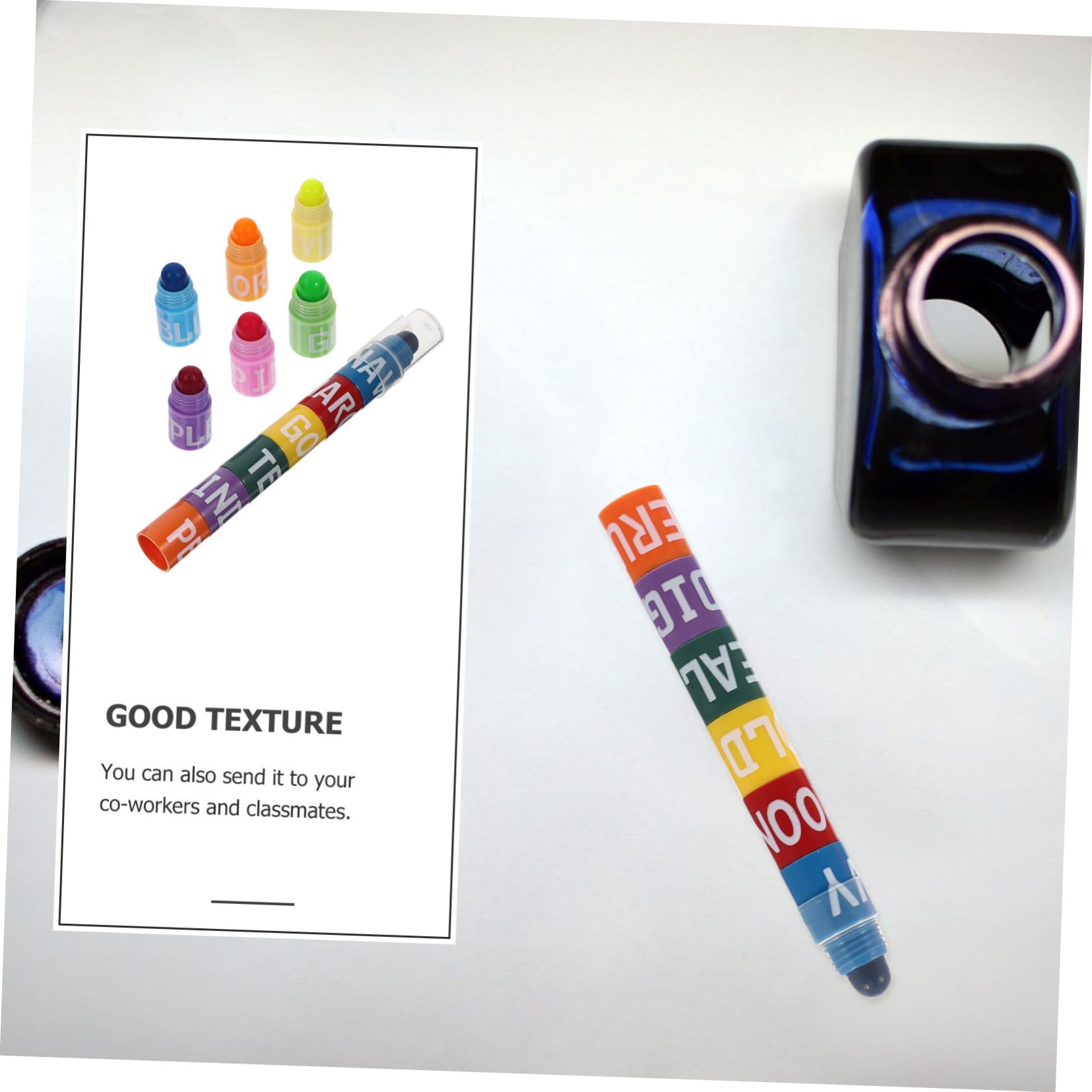 Abaodam 4sätze Bunte Highlighter Stifte Kreative Markierstifte Für Schüler Und Studenten Leicht Handlich Und Komfortabel Für Notizen Und Arbeiten Für Schule Und Büro