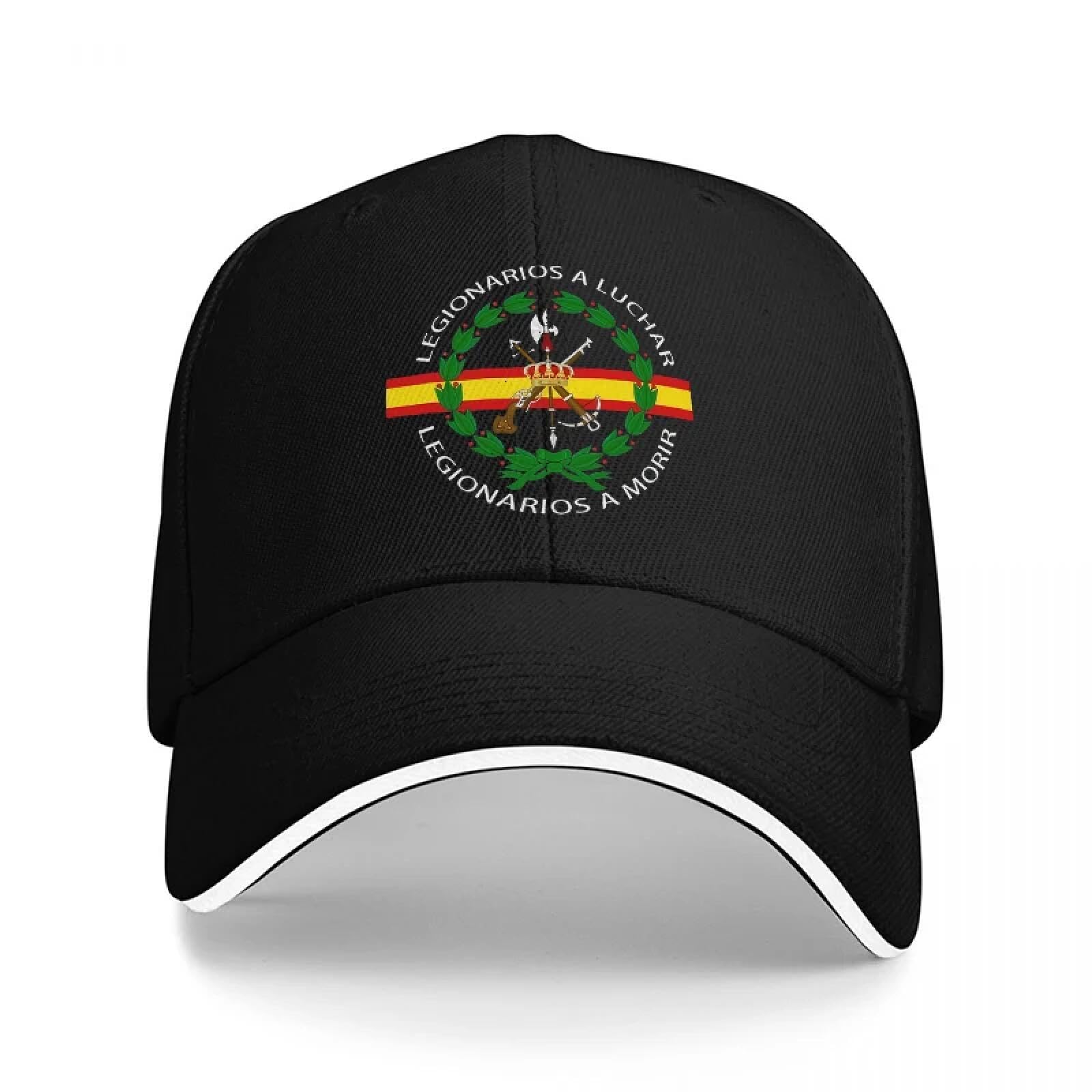 Casquette de baseball noire LEGIONARIOS protégeant du soleil avec style - 6