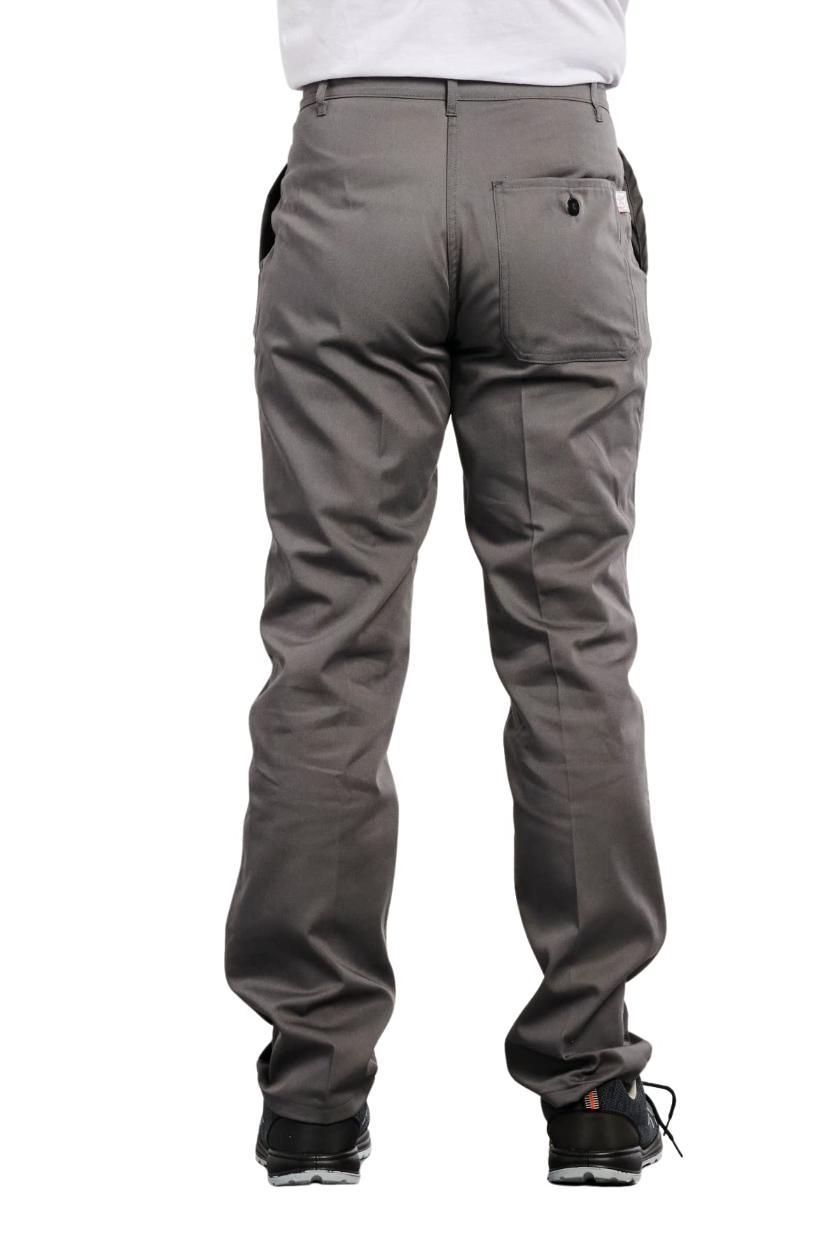 Pantalon de Cuisine Pied de Poule Pantalon de Chef Classique Polycton Taille elastiquée