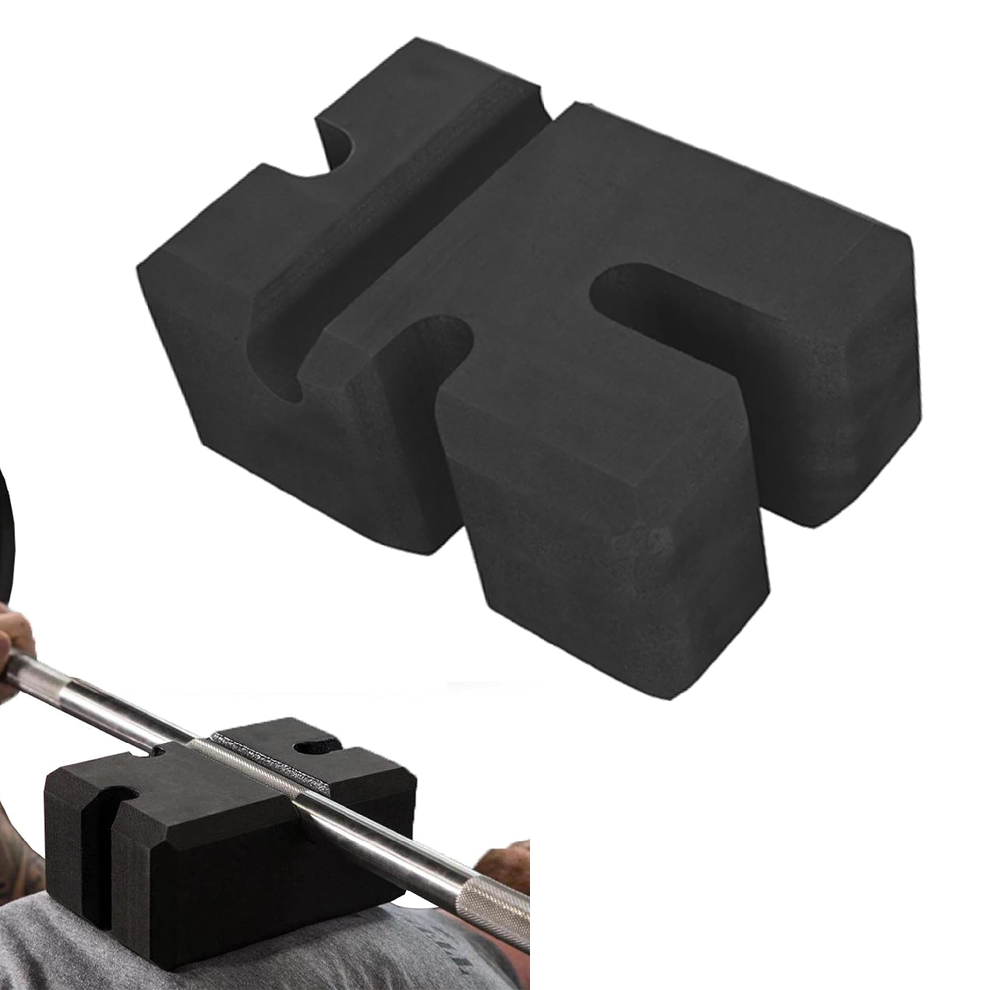 Bench Press Block Boards Adjustable, EVA Foam Bench Press Deep Squat Block 4 Adjustments Anti- Slip Home Gym Workout Fitness Accessories for Training