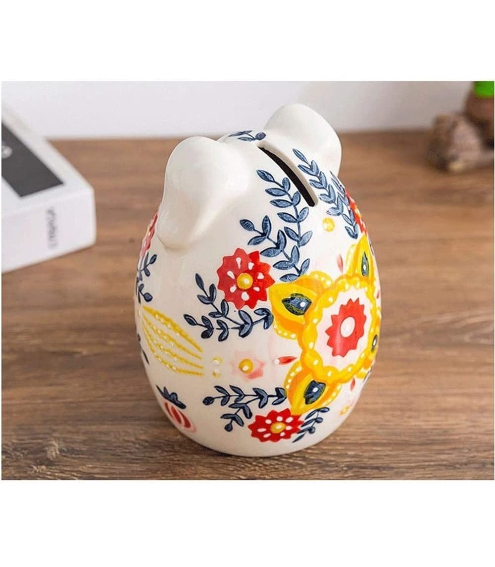 Amazon.co.jp: 貯金箱 セラミック貯金箱、愛らしい豚のコインバンク手描きマネーバンク、ユニークな家の装飾 貯金箱 : おもちゃ 貯金箱  貯金箱 セラミック貯金箱、手塗り セラミック貯金箱 装飾 貯金箱 小さな豚のお金入れ 大人のための貯金箱