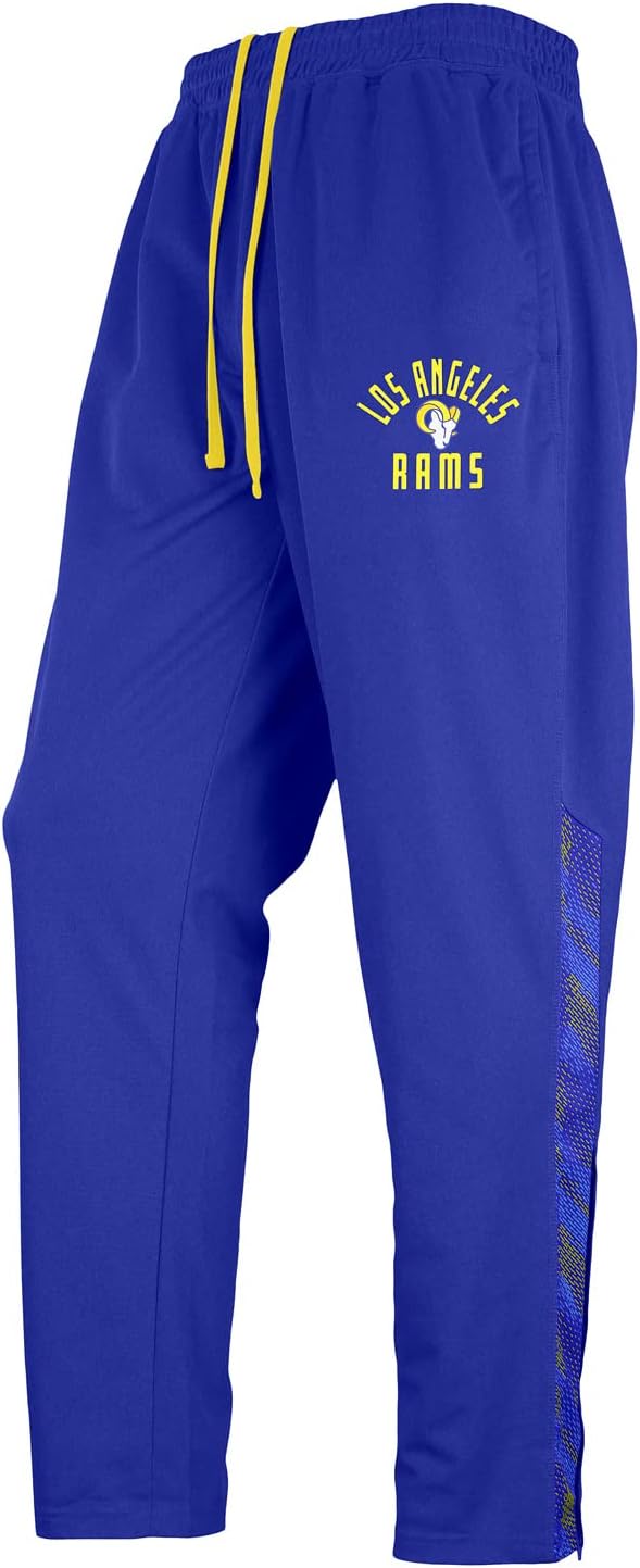 Zubaz NFL Men's Team Color Elevated Jacquard Trackpant with Viper Accent (Small - 3X-Large)