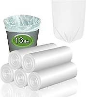 Vista 16 de Pequeñas bolsas de basura compostables – Mini bolsa de basura biodegradable de 1.2 galones, sin fragancia y fácil desgarre, a granel, forros