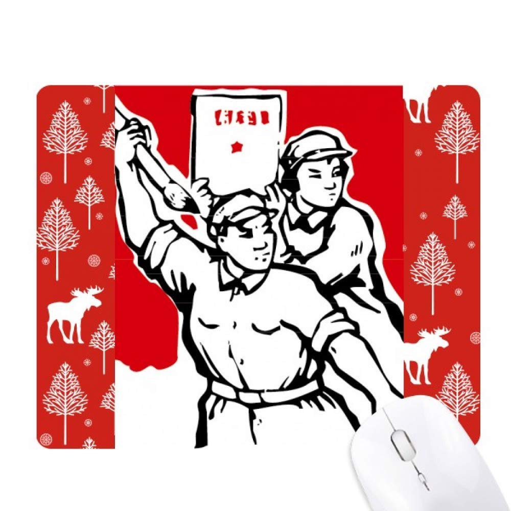 Souris de Noël en forêt rouge : idéal pour la déco de table des fêtes - 6