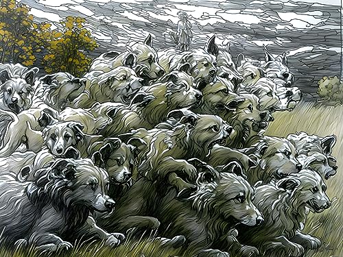 Poster La Cinquième Tête SERENDIPITP tableau toile déco murale 58x90cm sans cadre