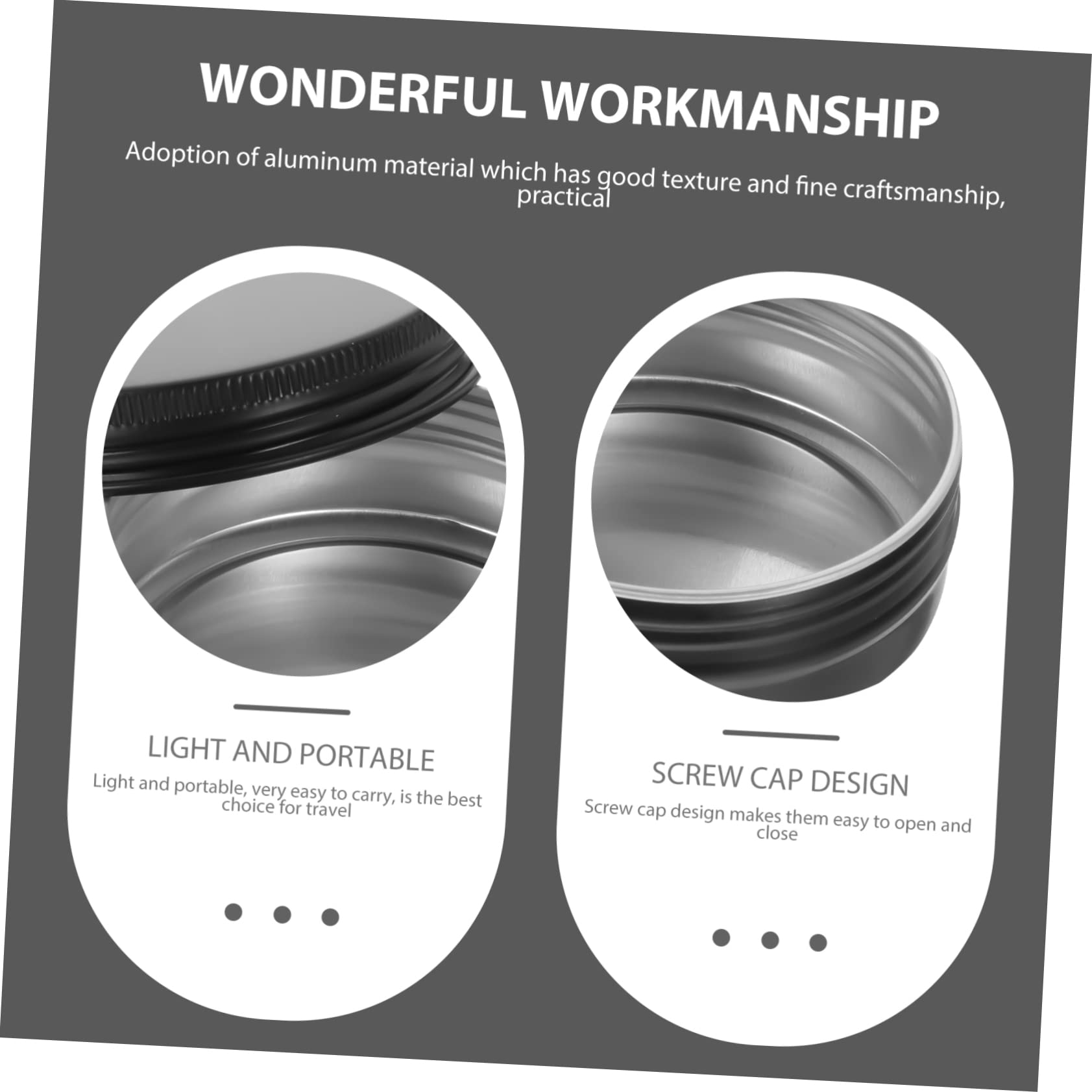 POPETPOP Caja De Muestra De Cosméticos De 3 Juegos 60 Ml Botellas De Crema Vacías Frascos De Viaje Para Crema De Maquillaje Rellenables 10 Unidades X 3