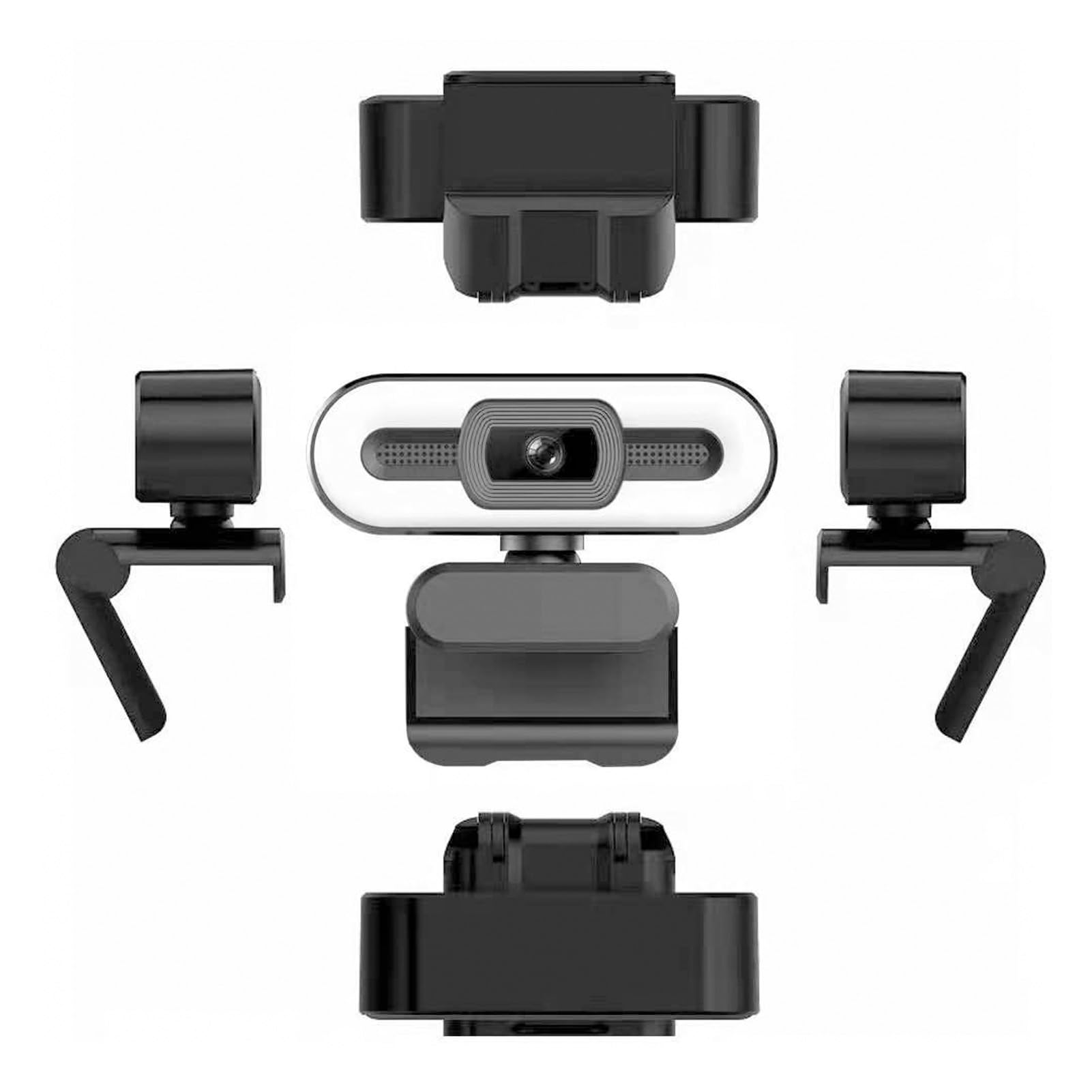 Kamera Internetowa 4K, Kamera Internetowa 4K USB Kamera Komputerowa z Wbudowanym Mikrofonem Super Jasne światło Wypełniające Auto Beauty do Wyświetlacza LCD Laptopa