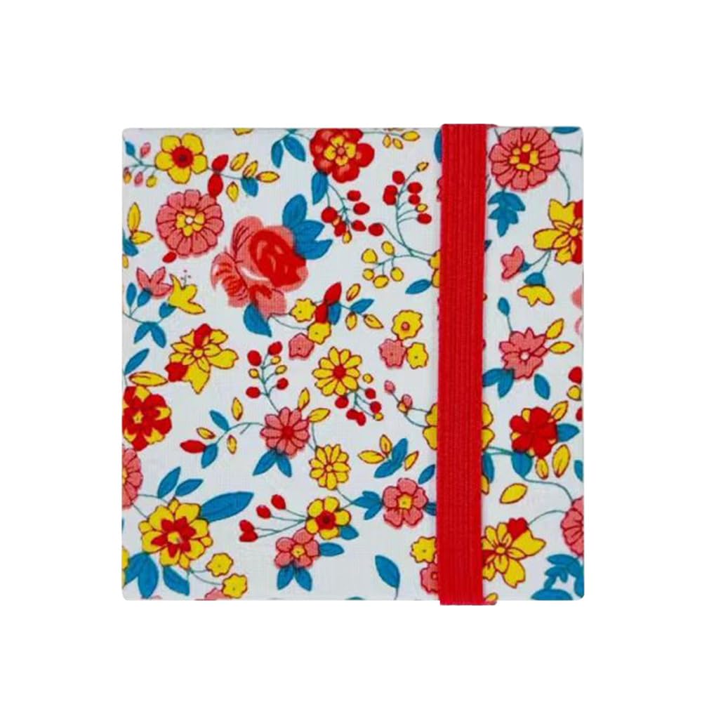 Bdkmms Daisy Mini Watercolor Sketchbook, 2.4X2.4inch 300Gsm Portable Square Watercolor Journal, 24Sheets Dual-Sided Cotton Drawing Papers For Painting Drawing