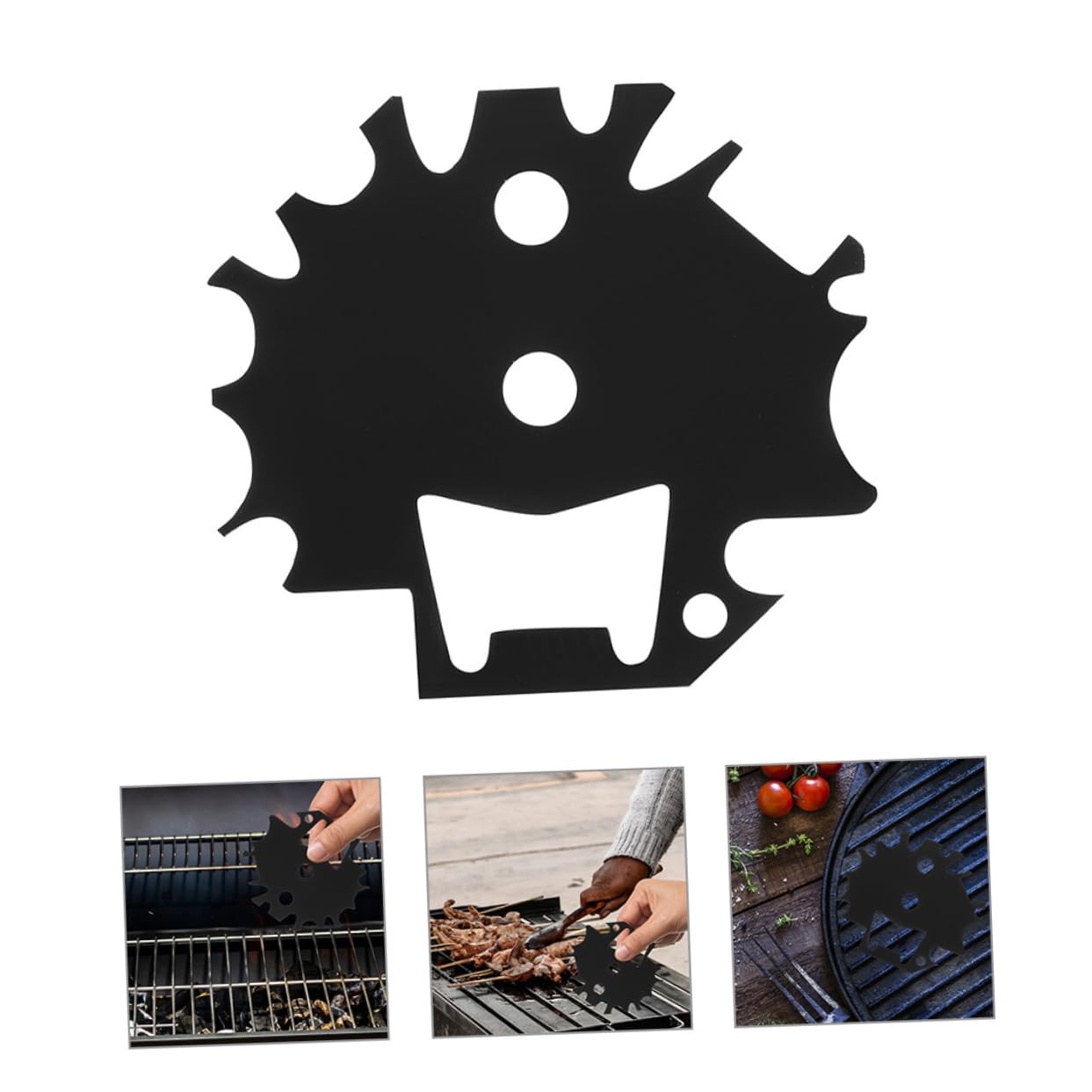 Toddmomy 5 Set Raschietto Per Barbecue Inossidabile Pulizia Della Accessorio Pratico Per Chef E Amanti Del Barbecue 2 Pezzi*5