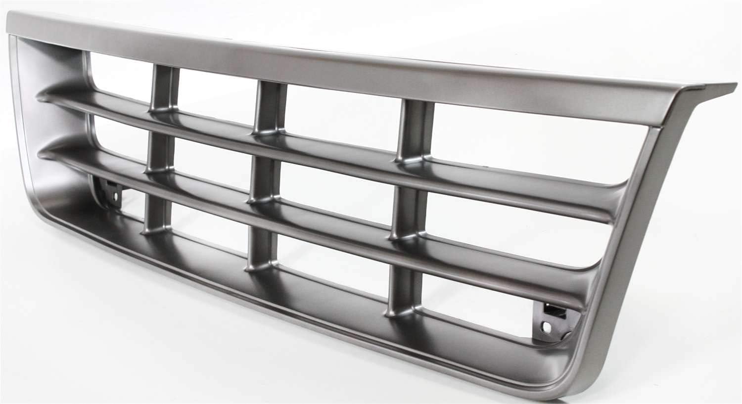 Garage-Pro Grille Assembly Compatible with 1992-1996 Ford E-150 Econoline, Ford E-150 Econoline Club Wagon, Ford E-250 Econoline, Ford E-350 Econoline Painted Silver Shell and Insert