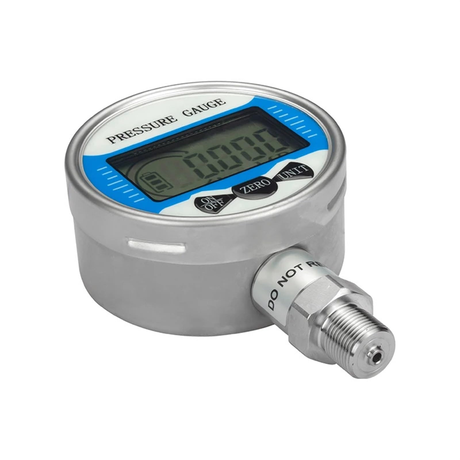 Barómetro medidor de presión de aceite diafragma de acero inoxidable SUS304 316L manómetro de combustible líquido de Gas(M20-1.5,0-10Mpa)