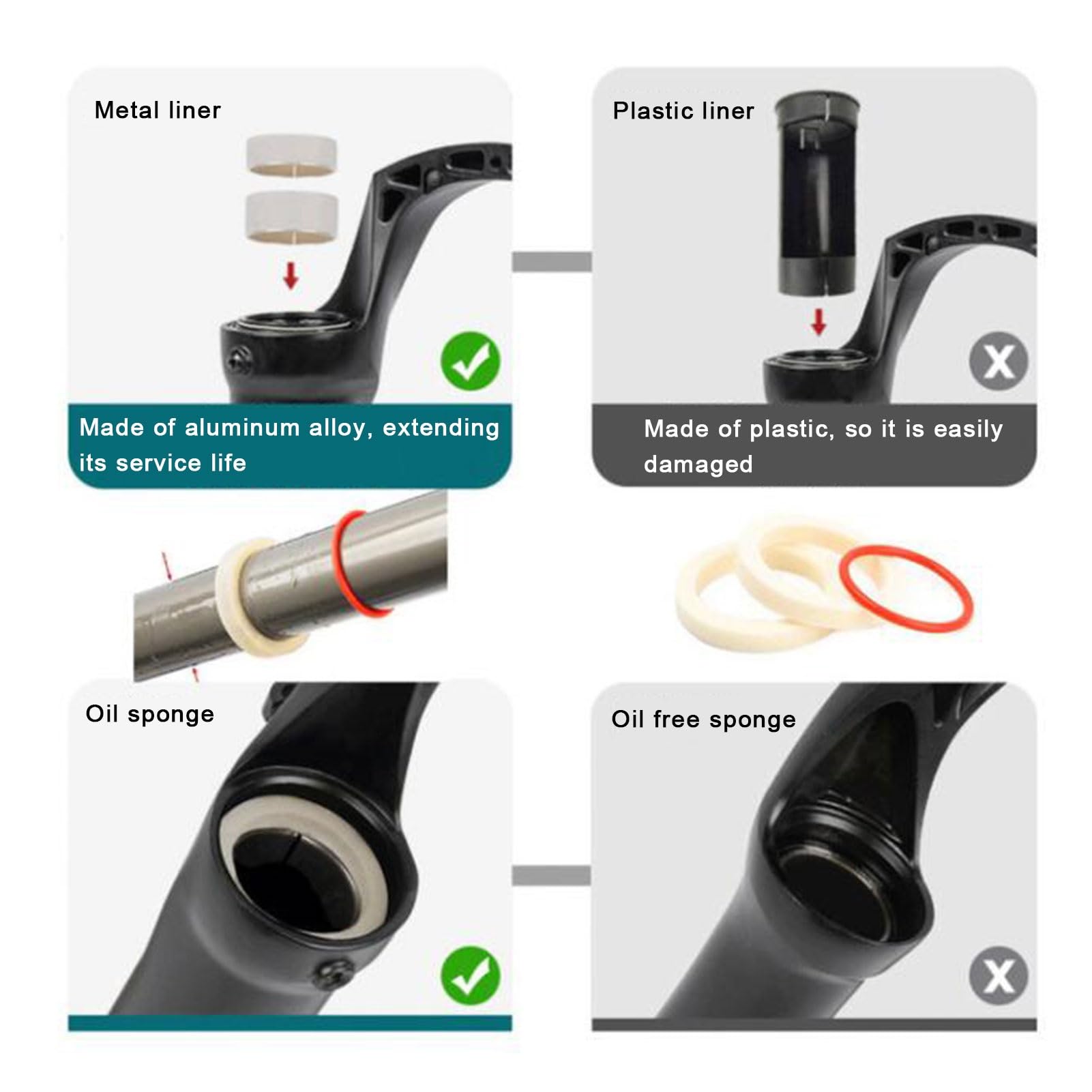 超軽量エアサスペンション フォーク Amazon.co.jp: ZECHAO アルミ合金エアサスペンションフロントフォーク